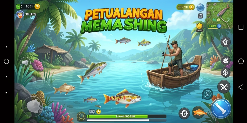 Gameplay 369ZK yang menampilkan pengalaman memancing seru dan menarik.