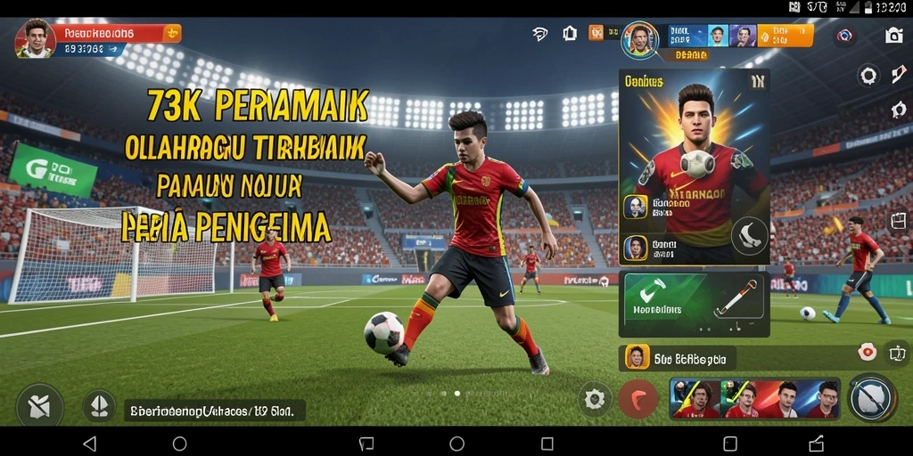 Tampilan gameplay seru dan interaktif di 73K.