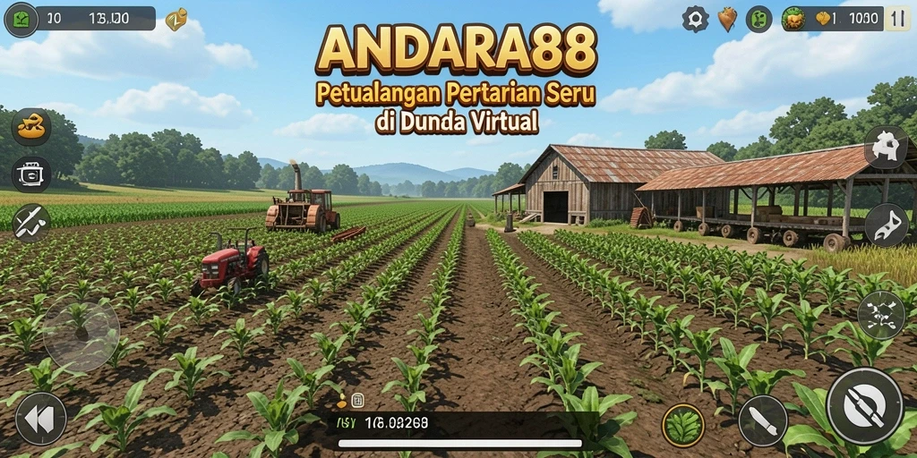 Tangkapan layar ANDARA88 menampilkan pengalaman bertani yang seru dan menyenangkan.