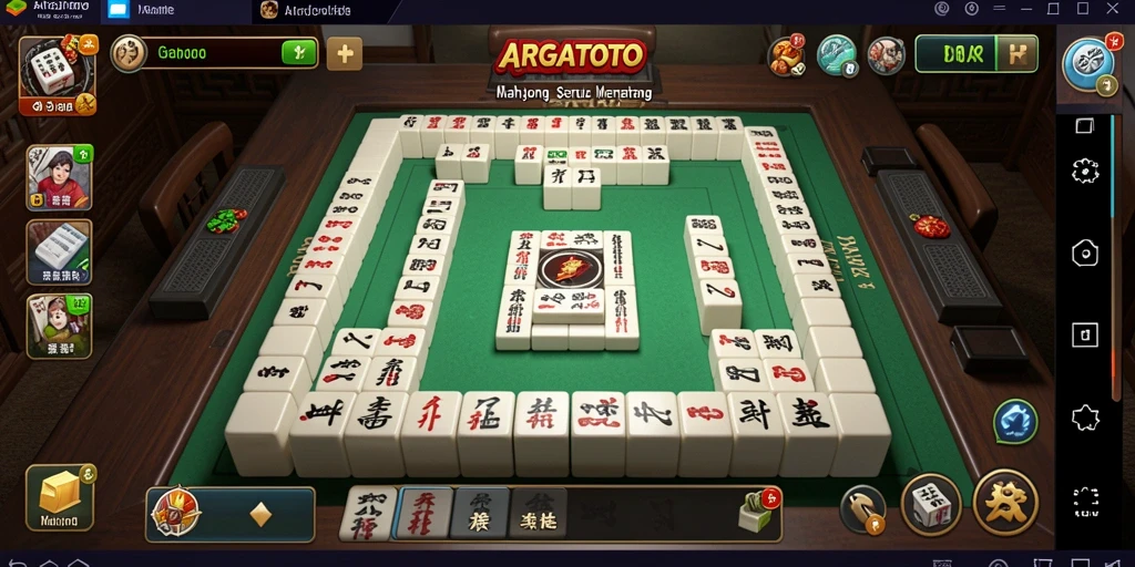 Screenshot gameplay menampilkan pengalaman seru bermain Mahjong di ARGATOTO.