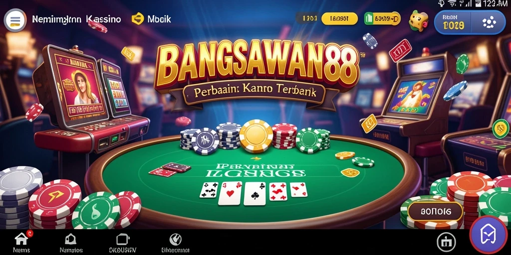 Screenshot utama BANGSAWAN88 menampilkan gameplay Kasino yang seru dan menegangkan.