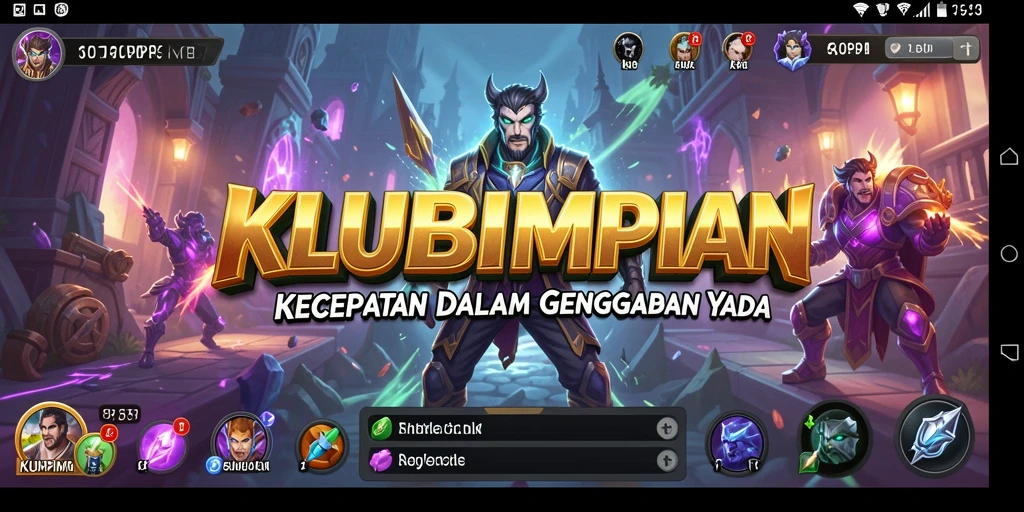 Tampilan gameplay seru di trek balap motor.