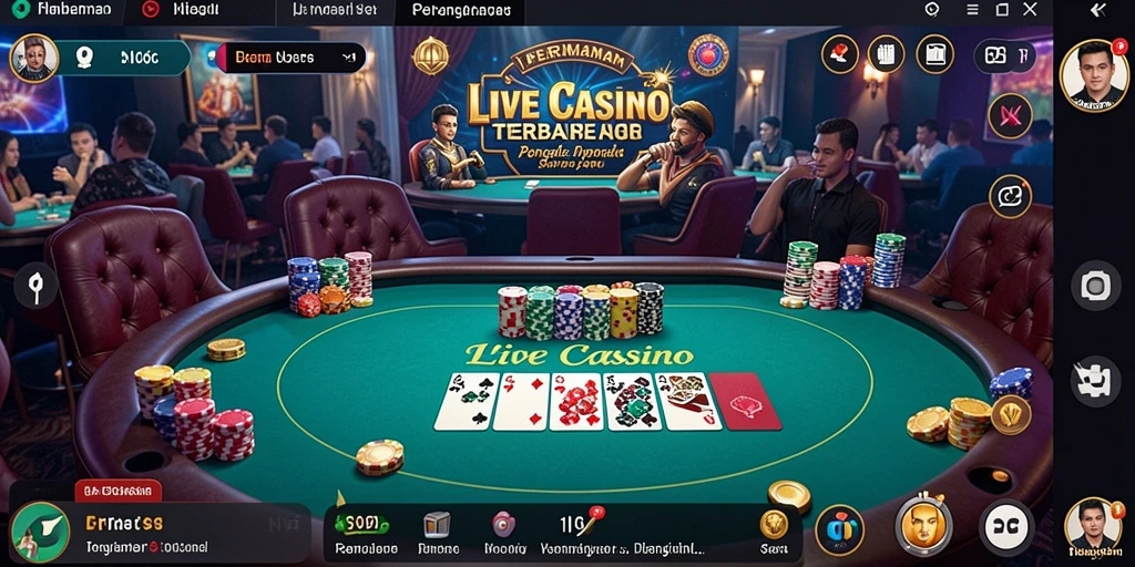 Tampilan gameplay N06 dengan dealer langsung yang menarik dan interaktif.