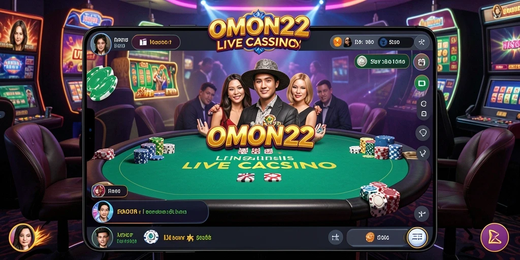 Tampilan gameplay OMON22 yang menarik dan interaktif di Live Casino.