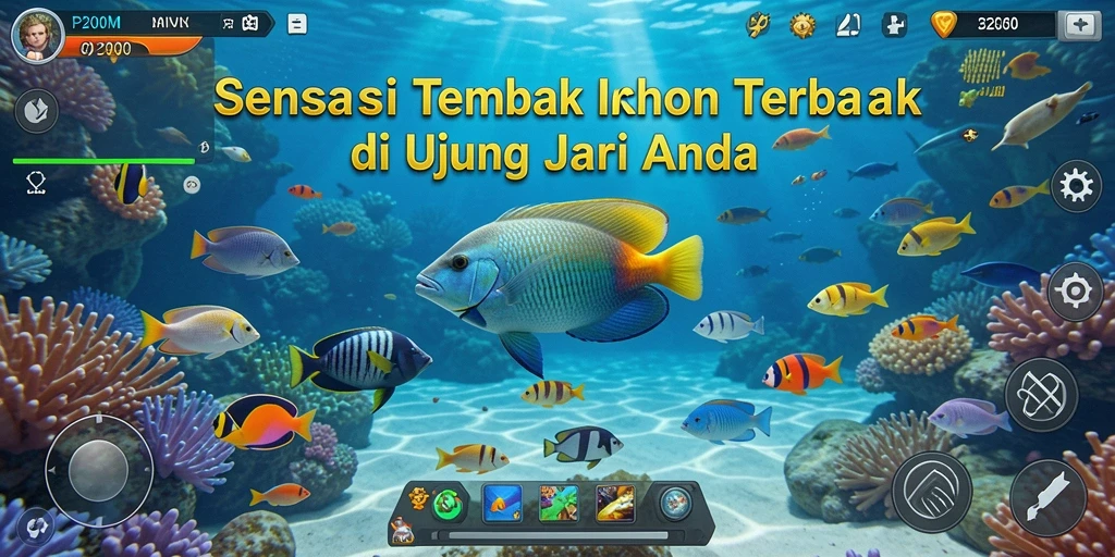 Tangkapan ikan cerah dan beragam dalam gameplay P200M.