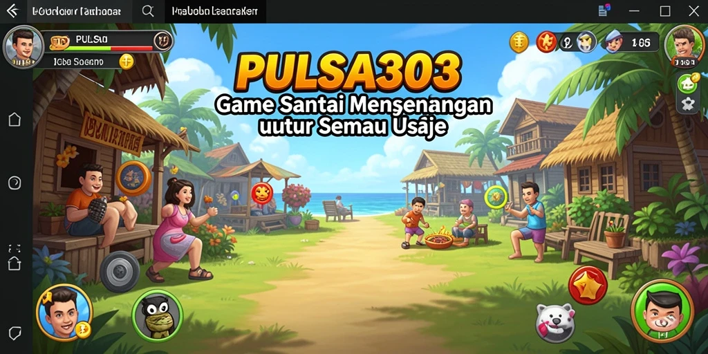 Tampilan gameplay PULSA303 dengan berbagai tantangan menarik.